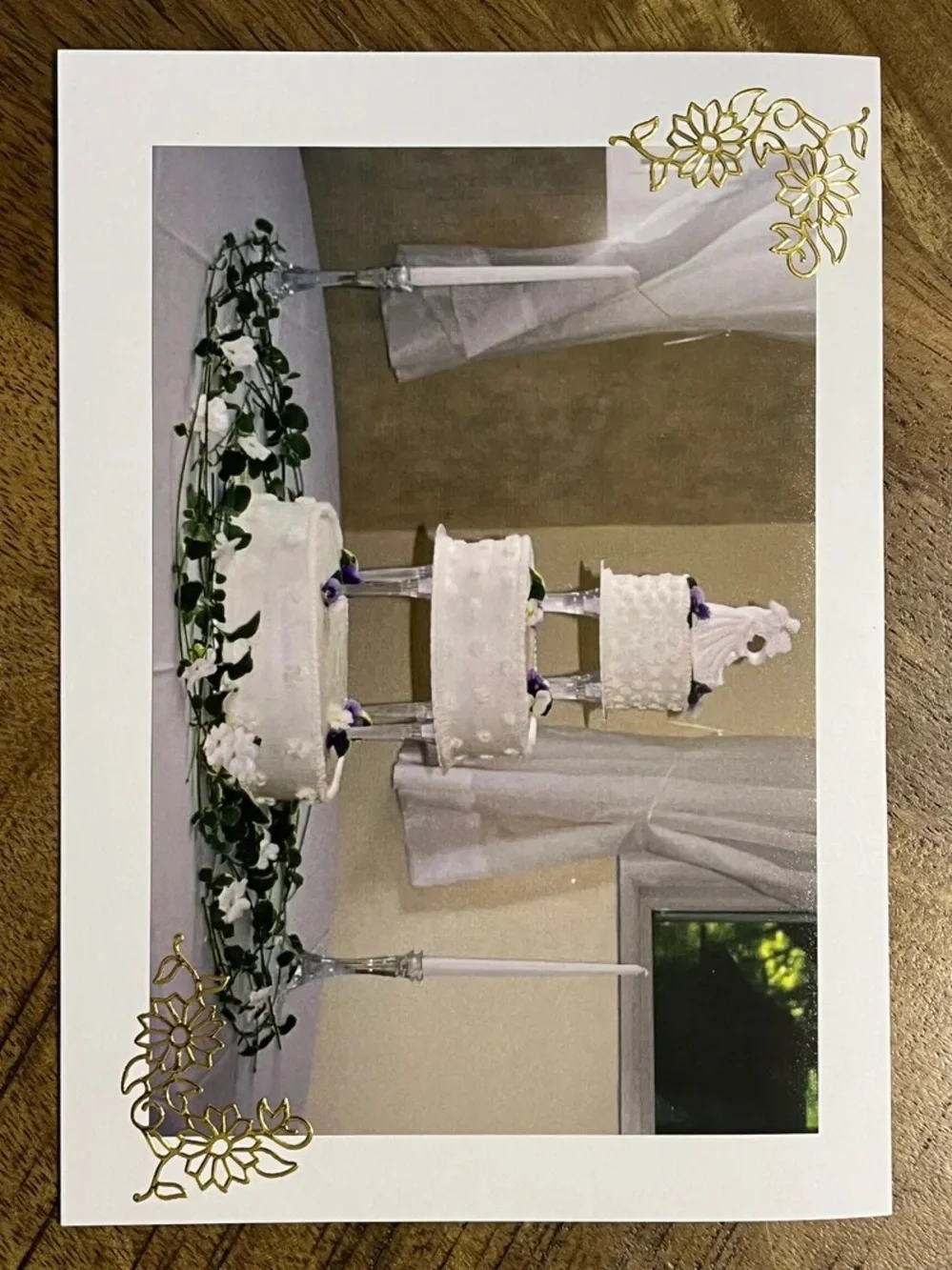Photo Greeting Cards - Wedding Cakes - Set of 4